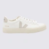 VEJA VEJA WHITE AND BEIGE FAUX LEATHER CAMPO SNEAKERS