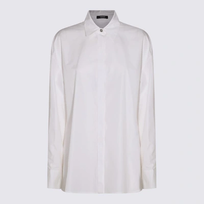 Versace 大廓形棉质府绸衬衫 In White