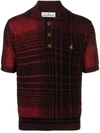 VIVIENNE WESTWOOD VIVIENNE WESTWOOD LOGO CHECKED POLO SHIRT