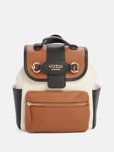 Guess Factory Genelle Backpack In Brown