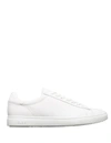 Clae Bradley Leather Sneaker Triple White In White