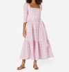 HESTER BLY PEGO SCALLOP DRESS IN PINK