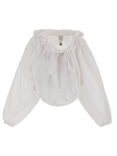 Patou Iconic Volume Top In White