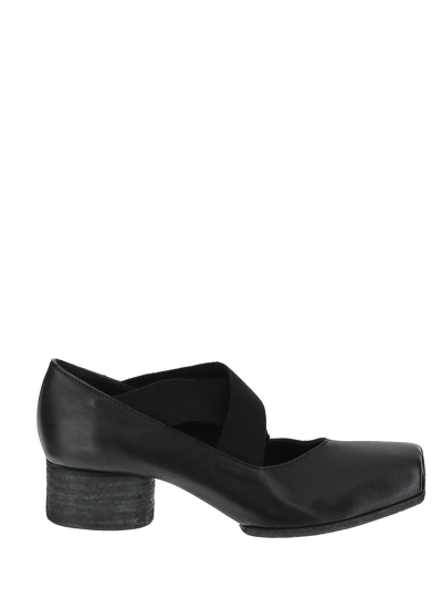 Uma Wang High Ballet Calf Shoe In Black