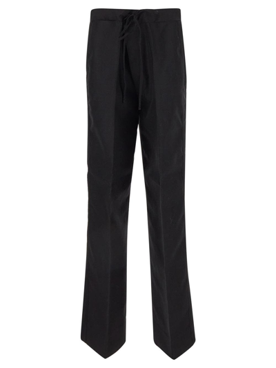 Maison Margiela Wide Leg Trouser In Black