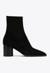 FERRAGAMO 60 LEATHER ANKLE BOOTS