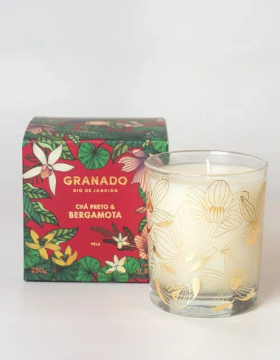 81031480 Chá Preto E Bergamota Scented Candle In Multi