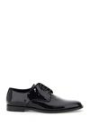 DOLCE & GABBANA DOLCE & GABBANA PATENT LEATHER LACE-UP SHOES MEN