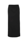 GUCCI GUCCI WOMAN BLACK SATIN SKIRT