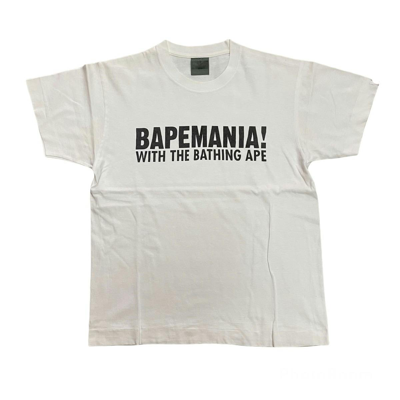 Pre-owned Bape X Nigo Bape Og 90s-2000s “bapemania” Tees In White