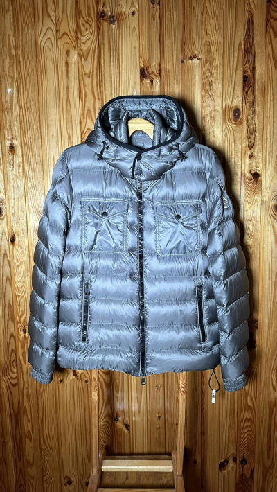 Pre-owned Moncler Edward Down Jacket In Silver
