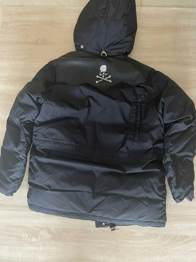 Pre-owned Mastermind Japan X Rocky Mountain Featherbed Mmj X Rocky Mountain N3b Parka In Black