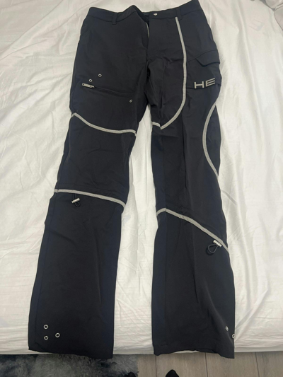 Pre-owned Heliot Emil New 2022  Reflective Joggers In Black