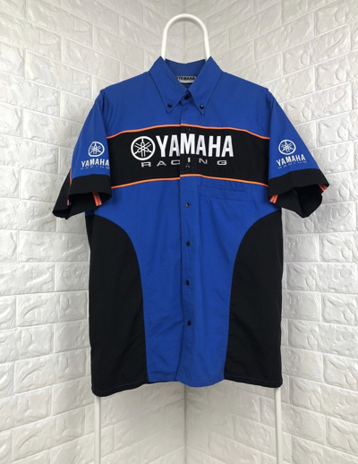 Pre-owned Racing X Yamaha Vintage Yamaha Racing Shirt In Blue