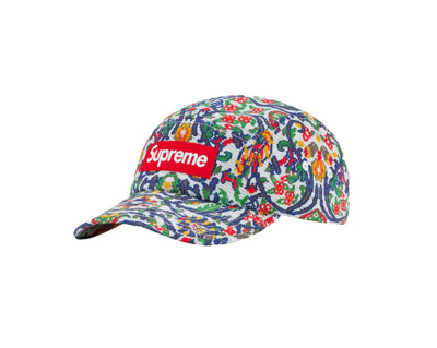 Pre-owned Supreme Washed Chino Twill Camp Cap In Multicolor