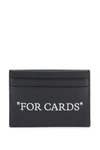 OFF-WHITE OFF-WHITE BOOKISH CARD HOLDER WITH LETTERING MEN