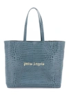 PALM ANGELS PALM ANGELS CROCO-EMBOSSED LEATHER SHOPPING BAG MEN