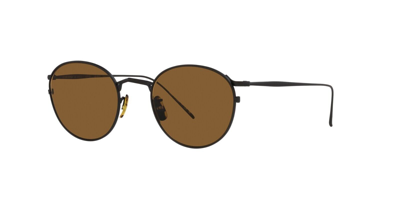 Pre-owned Oliver Peoples R-2 Ov 1343s Ryegrass/forest (5339/71) Sunglasses In Brown