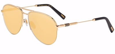Pre-owned Frame Chopard Sunglasses Schd38v 300g 60 Gold  Gold Mirror Lens