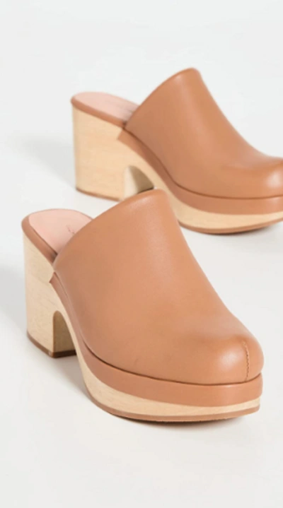 Pre-owned Rachel Comey Women's Natural Dakota Clogs Vachetta Leather Sandals, 7.5