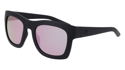 Pre-owned Dragon Waverly H20 Sunglasses - Matte Black / Lumalens Rose Gold Polarized Lens In Pink