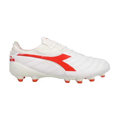 Pre-owned Diadora Brasil Elite Tech Lpx Soccer Cleats Mens White Sneakers Athletic Shoes 1