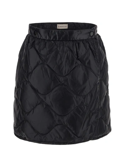 Moncler Quilted Skirt In 999