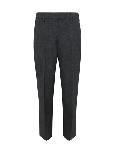 Prada Trousers In Ardesia