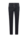 Dsquared2 Distressed Straight-leg Jeans In Black