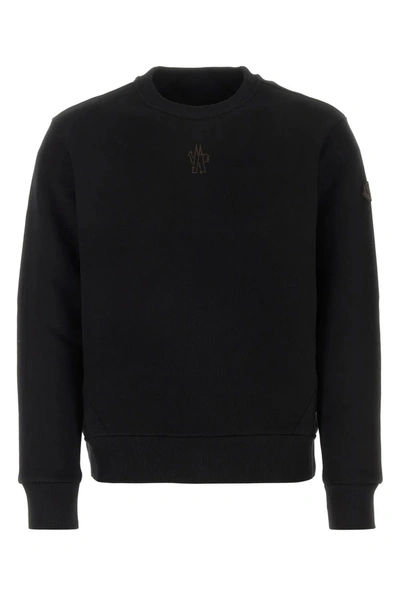 Moncler Black Cotton Sweatshirt