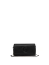 CHRISTIAN LOUBOUTIN CHRISTIAN LOUBOUTIN BY MY SIDE CHAIN WALLET IN GRAINED LEATHER