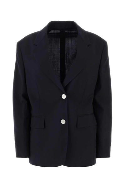 PRADA PRADA SINGLE-BREASTED TAILORED BLAZER