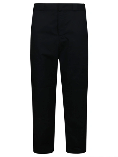 Palm Angels Sartorial Logo Pants In Blue