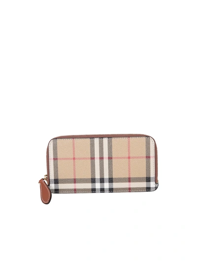 Burberry Archive Beige Zippered Cardholder