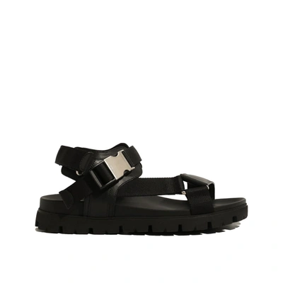 Prada Sport Sandals In Black