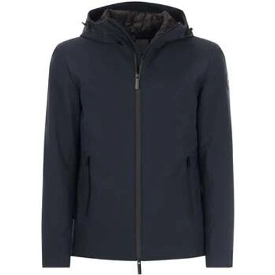 Woolrich Pacific Soft Shell Jacket In Blu