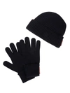 DSQUARED2 DSQUARED2 LOGO PATCH KNITTED GLOVE AND HAT SET