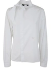 DSQUARED2 DSQUARED2 GATHERED TIED-NECK LONG-SLEEVED SHIRT