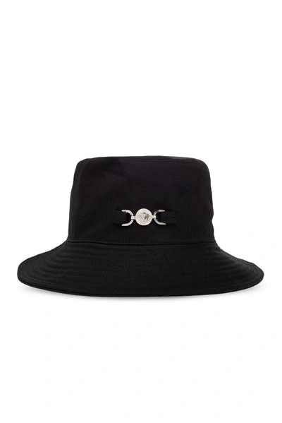 Versace Logo Plaque Bucket Hat In Default Title