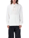 JW ANDERSON J.W. ANDERSON LOGO EMBROIDERED DRAWSTRING HOODIE