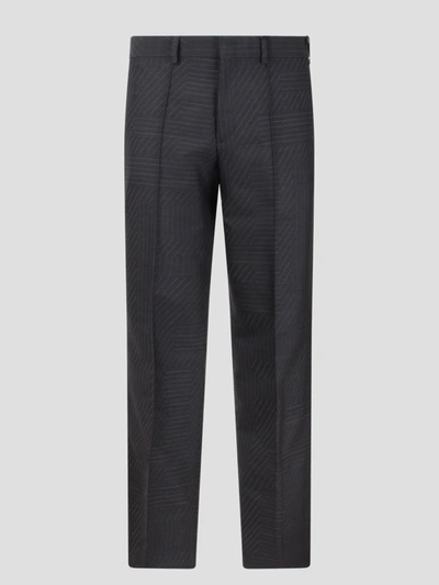 Fendi Shadow Trouser In Grey