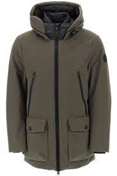Woolrich Soft Shell Parka In Militare