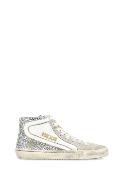 Golden Goose Silde Double Quarter Sneakers In Multicolour