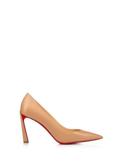 Christian Louboutin Nude Leather Pumps