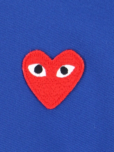Comme Des Garçons Basic Logo Sweatshirt In Navy