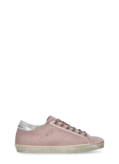 Golden Goose Super Star Trainers In Pink