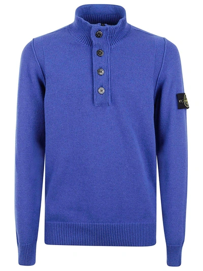 Stone Island Logo Patch Long-sleeved Jumper In V0022