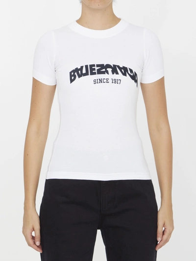 BALENCIAGA BALENCIAGA BACK FLIP LOGO T-SHIRT