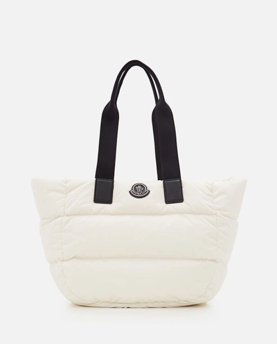 Moncler Caradoc Down-filled Tote Bag In White