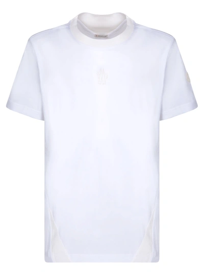 Moncler Embroidered Logo White T-shirt